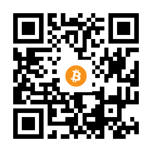 bitcoin:15pAxcnYHxT4Ljn4DG1RjKH2aUdxYMtXjg black Bitcoin QR code