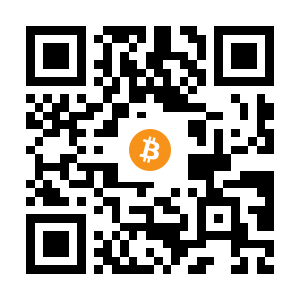 bitcoin:15pFU2NbzQMmQycB4fDArAmkDems9anoZQ black Bitcoin QR code