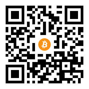 bitcoin:15pPXT3xmeRm4erv4z8ehQgSrxePyPrDkZ black Bitcoin QR code