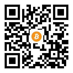 bitcoin:15pnAw9y8fKp9mfQirK7ETyPzPnYkuM1n7 black Bitcoin QR code