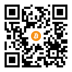 bitcoin:15pwTSJatSt8nRVoqNaw4VW2ECGBLXjnkR black Bitcoin QR code