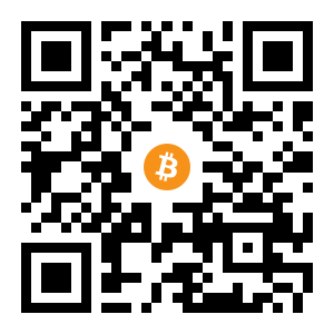 bitcoin:15qenRH3vVUZ9zWRuoRmzTtY7JCfvsDM1r black Bitcoin QR code