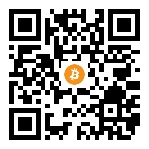 bitcoin:15qgG6mJbqV3ZC2W47Jb51SeEFoCUJZeBX black Bitcoin QR code