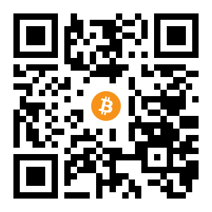 bitcoin:15qrGfbeP9iHP535pJHSXiAHoZQDgFxtJ3 black Bitcoin QR code