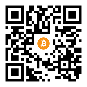 bitcoin:15rfhRSm2TNBhgxaUknF5Z9Zc9vJokNnh4 black Bitcoin QR code