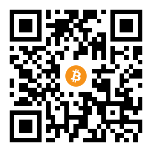 bitcoin:15rqxxqDotL2SALAFpgXNSsEjPJczY1EKe black Bitcoin QR code