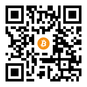 bitcoin:15ueL7txbaKxx6Y33pXjhFXHADA7m9PauU black Bitcoin QR code