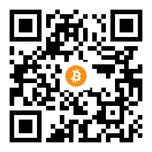 bitcoin:15v7mDVM1Szx1qAPCv64PFaCSwRqMvAHGG black Bitcoin QR code