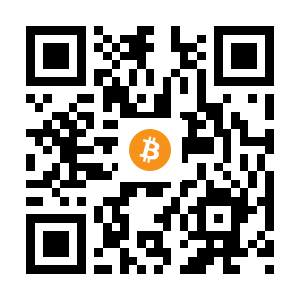 bitcoin:15vi2XKG49HwMUrKbsKKv44Zi8dfb4AEif black Bitcoin QR code