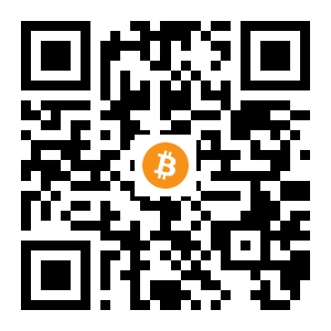 bitcoin:15vyvrgUgD9fnEoHteDjmHsqQN7KU6YGMM black Bitcoin QR code