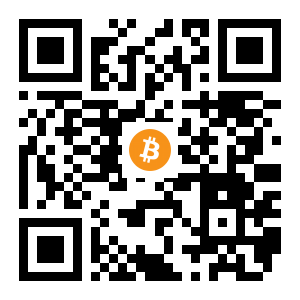 bitcoin:15wF8T15j9BKCVXWnnZiTMck7zyQbxdVAj black Bitcoin QR code
