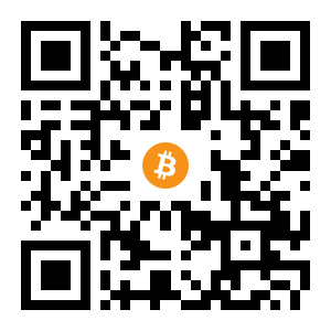 bitcoin:15x7hnQw1TeaXraSHKudJQHei7eQdCoUJe black Bitcoin QR code