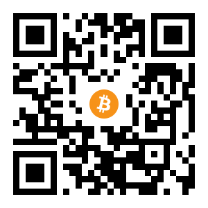 bitcoin:15yJkE8j82TtBSBznJkF35AoZbRB2qAXj8 black Bitcoin QR code