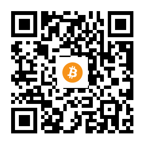 bitcoin:15zTjqkpeeZunSpCFuALRb2yPpzoYj3Evu black Bitcoin QR code