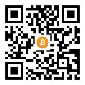 bitcoin:15ziMSmKcvkDTYCLZvH1W1xat9B6Pe58RC black Bitcoin QR code