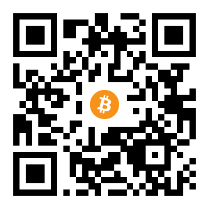 bitcoin:1611cg5bAxFjNcEoCmXhvuWV51uNgz9hwY black Bitcoin QR code