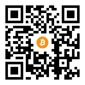 bitcoin:161fCZHVqjpV58ev88jBQQtQYxvDUqhw1Y black Bitcoin QR code