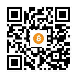 bitcoin:1654tyqjm27ufKaCjBLxebTv37i1edZ77Z black Bitcoin QR code