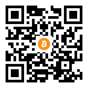 bitcoin:1668mEn579Mz1Xk3u6Bd1fm3DM84NSWqhu black Bitcoin QR code