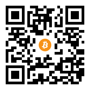 bitcoin:168w95Wf8tphgM7DPREXr8zLnVoE2wJCAN black Bitcoin QR code