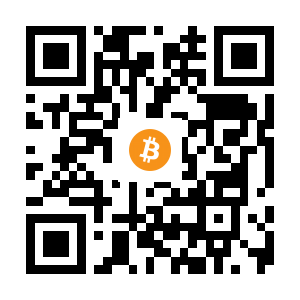 bitcoin:16AVrU5F2WSvjzPBTgj1wf16ko8J6dmyik black Bitcoin QR code