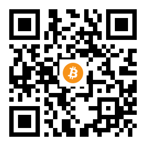 bitcoin:16BJyPmcaqkYhAQeEiNBrNfc694YkT1rvG black Bitcoin QR code