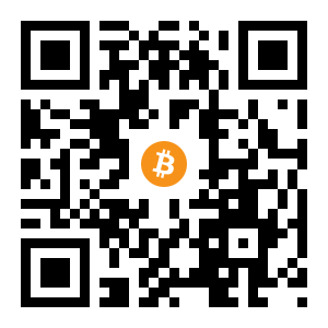 bitcoin:16BYTBwb1tV7sCufSmp18p9kCuaTJFnzVk black Bitcoin QR code