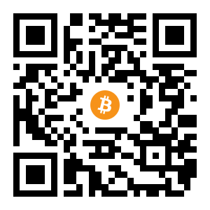 bitcoin:16BtXAKZpKMQjfb6NMvSXrrG1se9NLSSnn black Bitcoin QR code