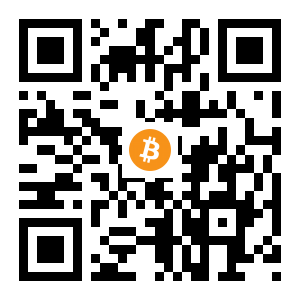bitcoin:16E7W7axhVypskJLjjSAZgzd45H6xDeNvf black Bitcoin QR code