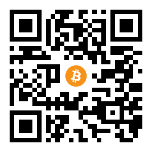 bitcoin:16FVtiAELzgEovDfJsDCHP9iC2tFHtmtYx black Bitcoin QR code