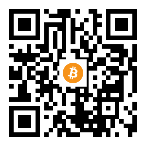bitcoin:16FiqDth3UKJHwi2TvWjuSzWtfYJNogFGg black Bitcoin QR code
