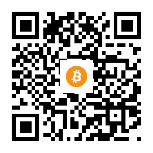 bitcoin:16FnGnJnjFtoJfBCtNbPqg34EoNcumkPDN black Bitcoin QR code