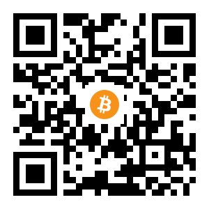 bitcoin:16GmAMwwvxpQonBfUBDhCJe1PRpxxfGVRe black Bitcoin QR code
