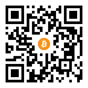 bitcoin:16HBH2vQ5RKxdDrpo5HociKZcb2SG4EisY black Bitcoin QR code