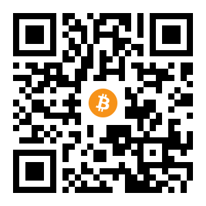 bitcoin:16HvaFMSpenrUVMR88cHtjmod8RPRzsTqc black Bitcoin QR code
