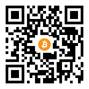 bitcoin:16J2w6B44SvqrPgfTVL8eD3UWD7d9qQZ2T black Bitcoin QR code