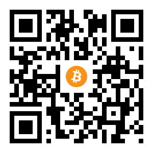 bitcoin:16JDA5M9ekSiT9tcouPuAwJ1ahFG3qrACU black Bitcoin QR code
