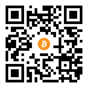 bitcoin:16KaDtZHbFWQJ1xfRvVue3f6UBYwTnxNNU black Bitcoin QR code