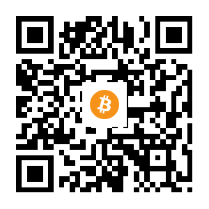 bitcoin:16KqSRLpR3NNskftrXhiESiuER96Y1X9sb black Bitcoin QR code