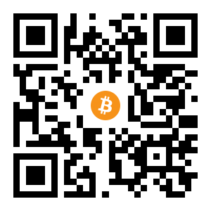 bitcoin:16LcnpdugrMZZzLhAh69RKtFaVDoK7GD33 black Bitcoin QR code
