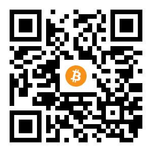 bitcoin:16LfmDH9MZZMHm3xzSsvLVdqfQBm1ABAno black Bitcoin QR code