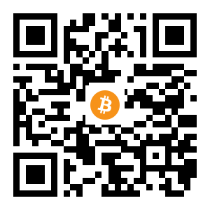 bitcoin:16MtWnwwkAEa41sCXqmaMujr9MVzf9H2Ch black Bitcoin QR code