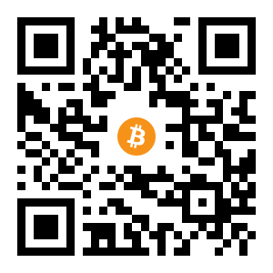 bitcoin:16NYUPxt4XobCj3JPuGzTjZYjQsaFwosCo black Bitcoin QR code