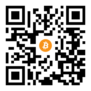 bitcoin:16PAdwKR79mR24PqunHUkTjzw5hxTWMjQc black Bitcoin QR code