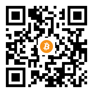 bitcoin:16PkGtkGrWkJM6yt8hinmXgLjWBzHW9aU7 black Bitcoin QR code