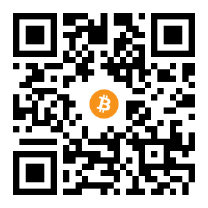 bitcoin:16PrChjVPVCZSYMreNhSypcL8iJMqkd38G black Bitcoin QR code