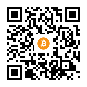 bitcoin:16RJ9TbUYt3eaFXnLQccYPxviuH3fb52aB black Bitcoin QR code