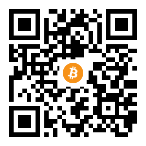 bitcoin:16RNBDouZnwX2eMg17w1Yh11MpnzuB8QSJ black Bitcoin QR code