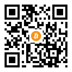 bitcoin:16RvWTtL7my57FAGVUnrofBVXkQFCqXAWu black Bitcoin QR code