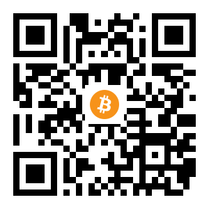 bitcoin:16S88Lm9YgmuuBhw3dyoZP3rfpmhyaG5W8 black Bitcoin QR code